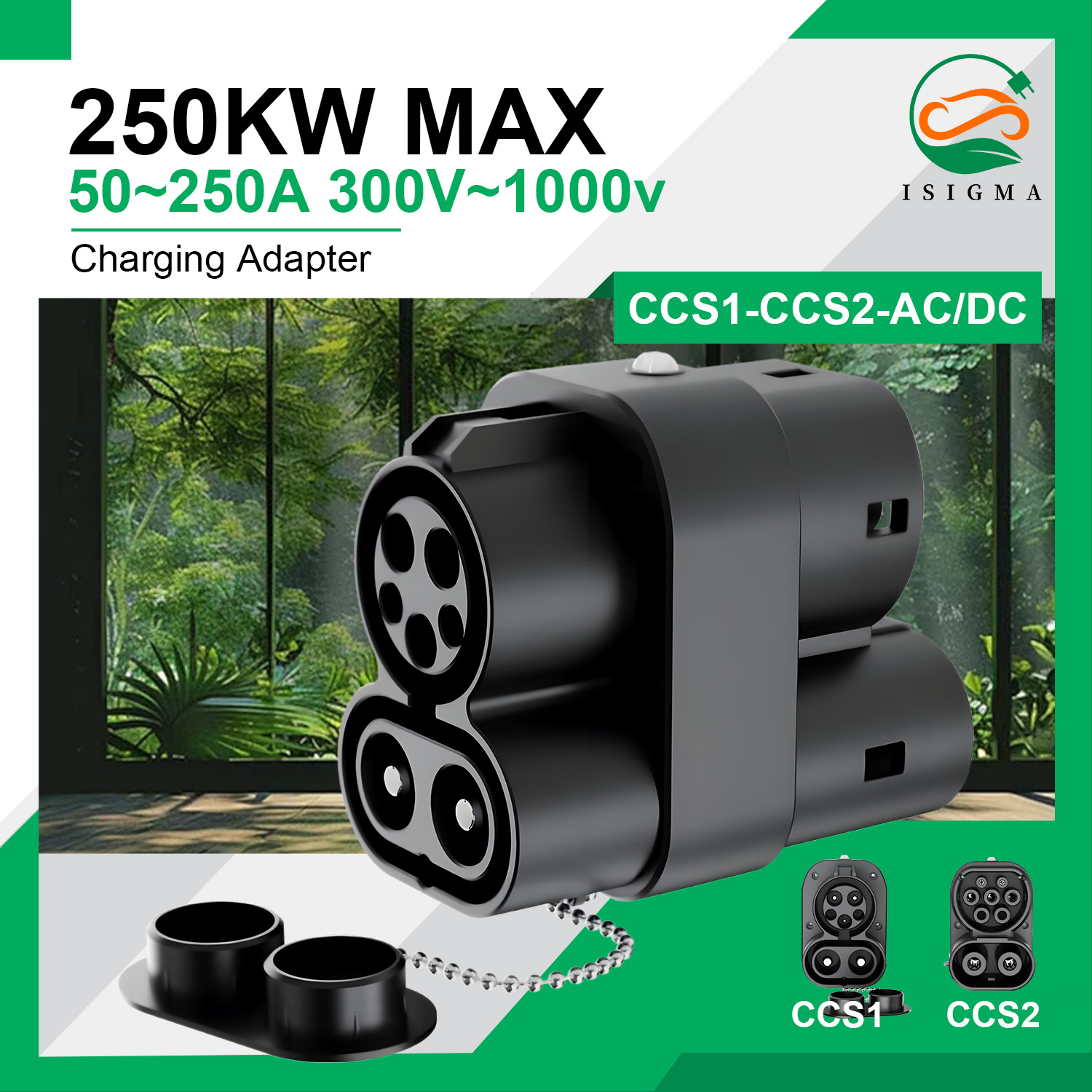 Adaptador de Carregador CCS1 p - Ccs2 To Ccs1 Fast Charge Adapter 250Kw avaliação e preço