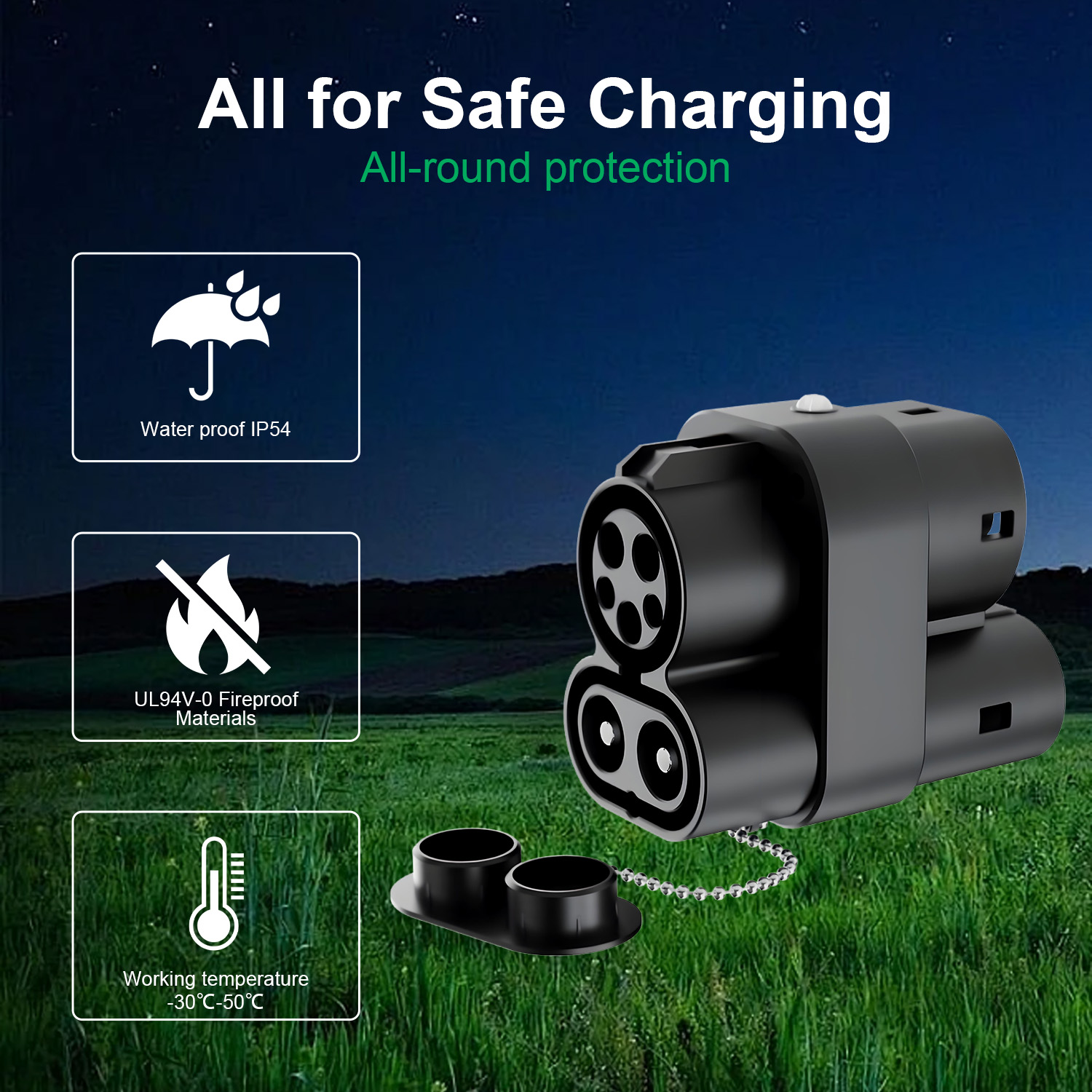 Adaptador de Carregador CCS1 p - Ccs2 To Ccs1 Fast Charge Adapter 250Kw avaliação e preço